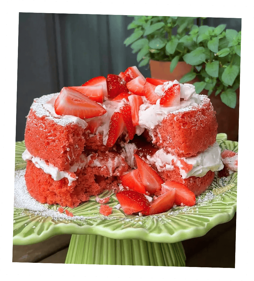 strawberry-cake